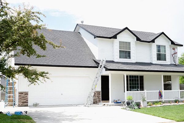White Painted Eagle ID House White Painted Eagle ID House