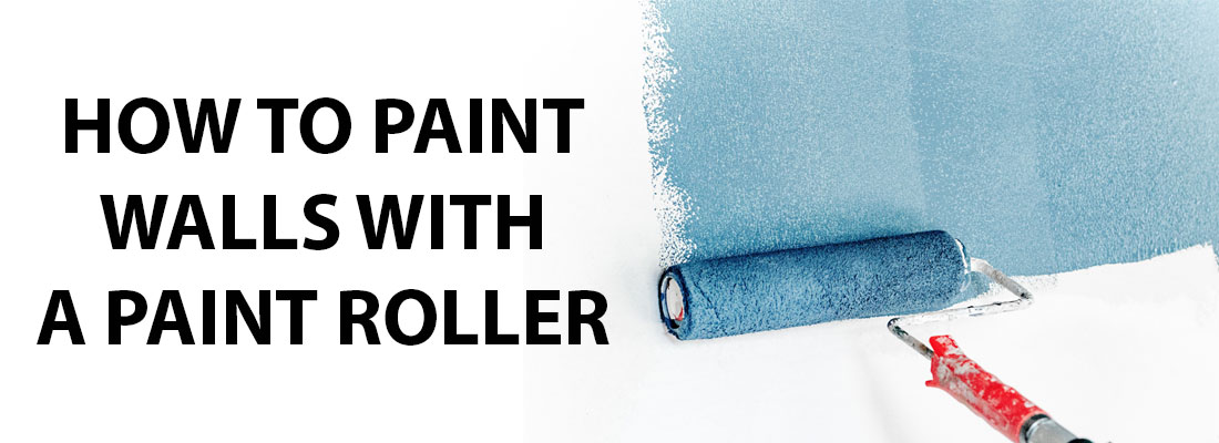 How to paint walls with a paint roller